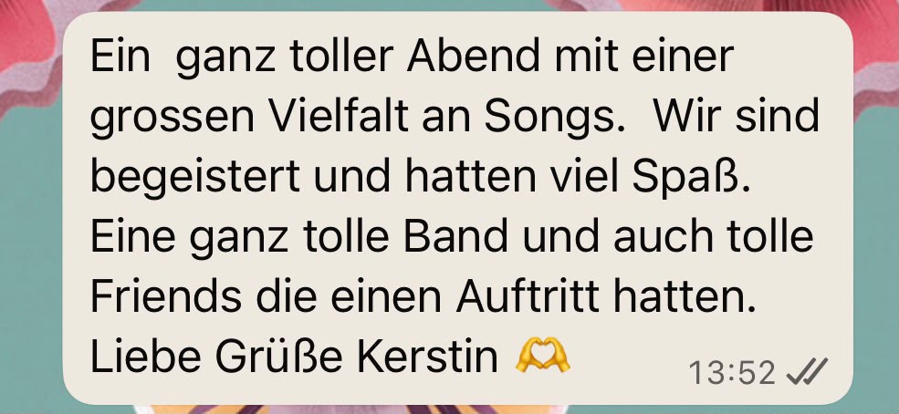 Konzert am 8.8.26 in Langwedel
